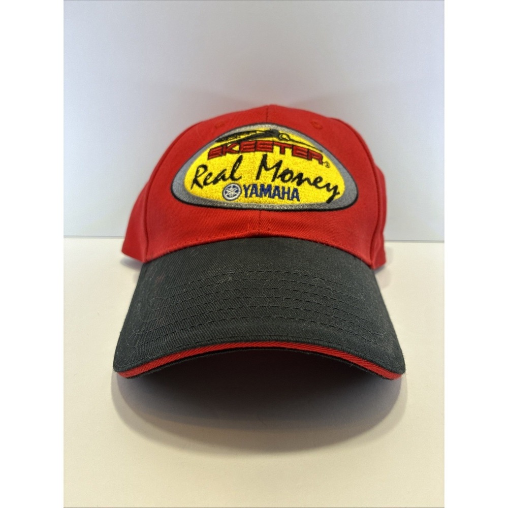 Skeeter Real Money Yamaha Red Hat Fishing Hook N Loop Adjust Strap Fit Most
